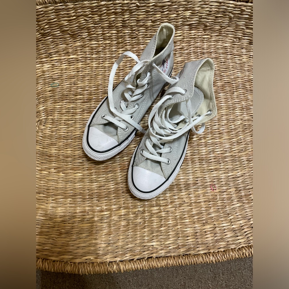 Converse Gray High-Top Sneakers